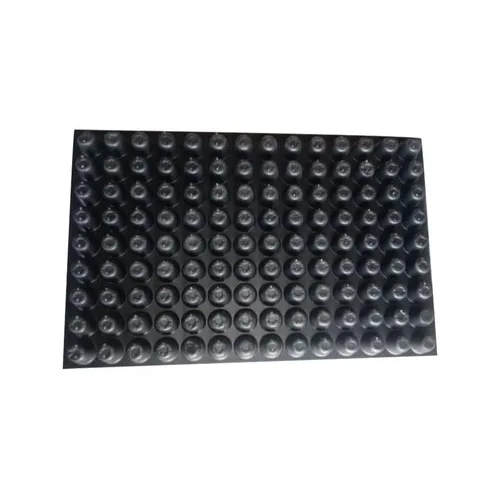 Hips Nursery Tray - Hips Material, 8x1.5 Foot, Glossy-matt Finish | Lightweight, Stylish Black Design, Easy To Clean And Maintain