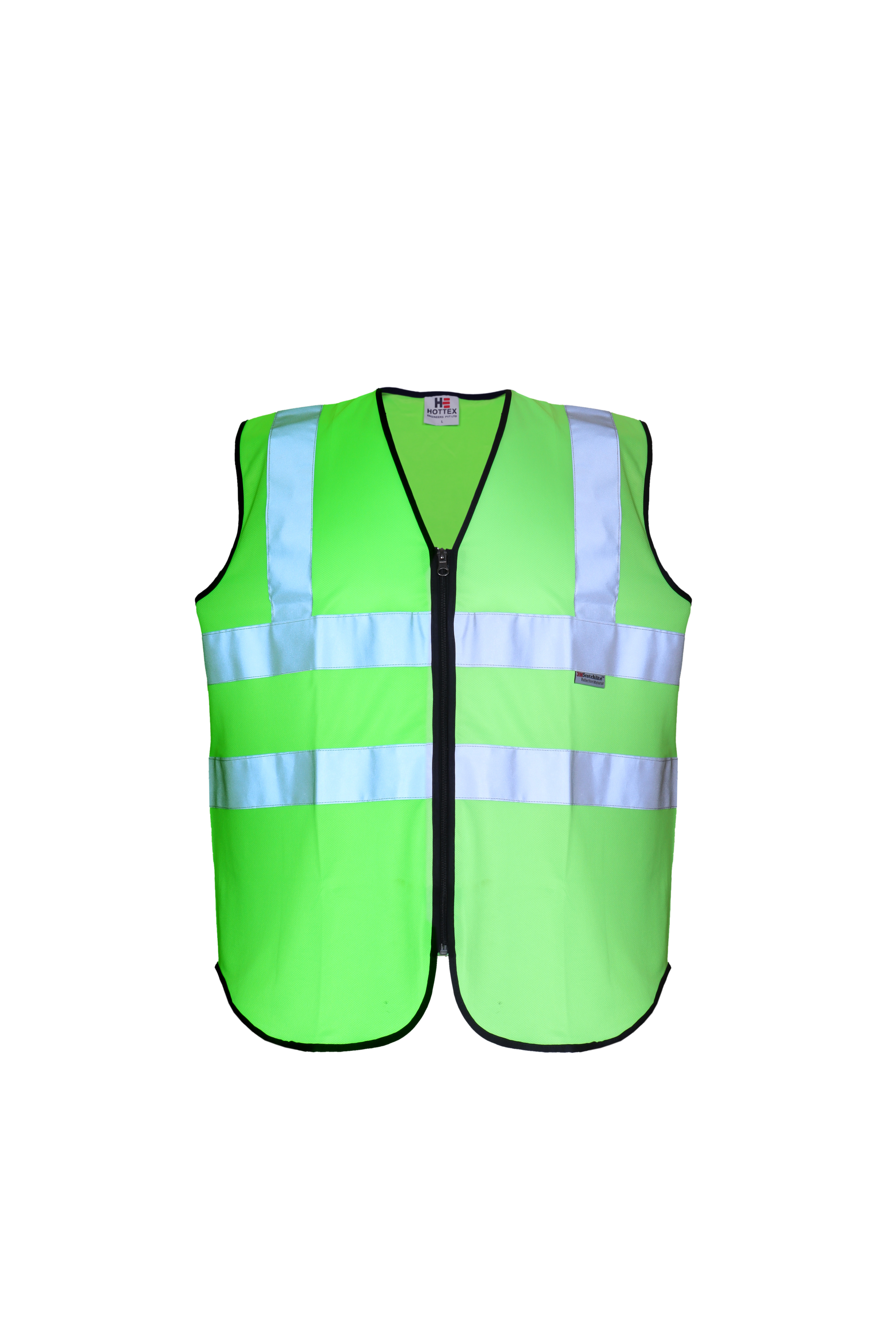 Reflective Safey Green Cotton Jacket Gender: Unisex