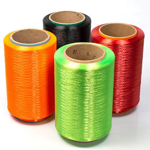Polyester Idy Yarn - 100% Polyester, 14 Kg Rolls, Multiple Color Options | Durable, Washable, Soft Texture, Excellent Drape, Resistant To Shrinkage And Pilling