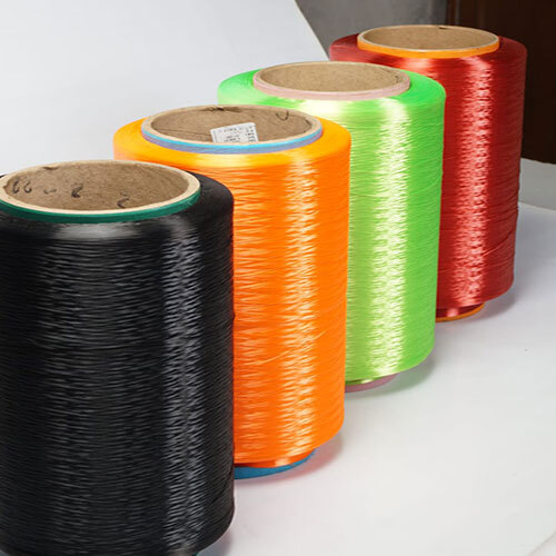 Polyester Idy Yarn - 100% Polyester, 14 Kg Rolls, Multiple Color Options | Durable, Washable, Soft Texture, Excellent Drape, Resistant To Shrinkage And Pilling