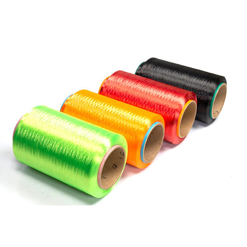 Polyester Idy Yarn - 100% Polyester, 14 Kg Rolls, Multiple Color Options | Durable, Washable, Soft Texture, Excellent Drape, Resistant To Shrinkage And Pilling
