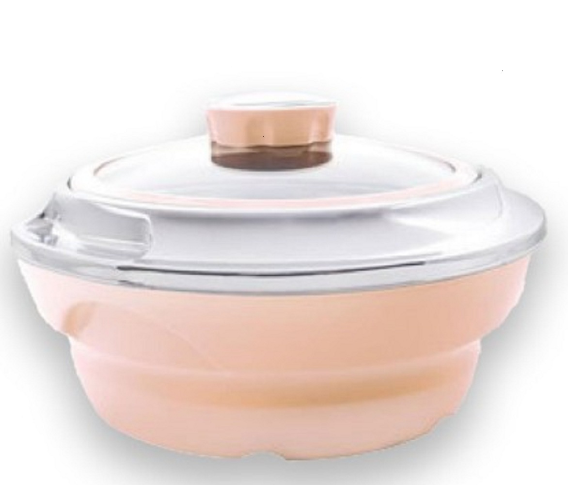 Ceramic Casserole - Stainless Steel & Glass Material, Large Size, Black Color - Includes Lid, Versatile For Cooking And Storing, Dishwasher Safe