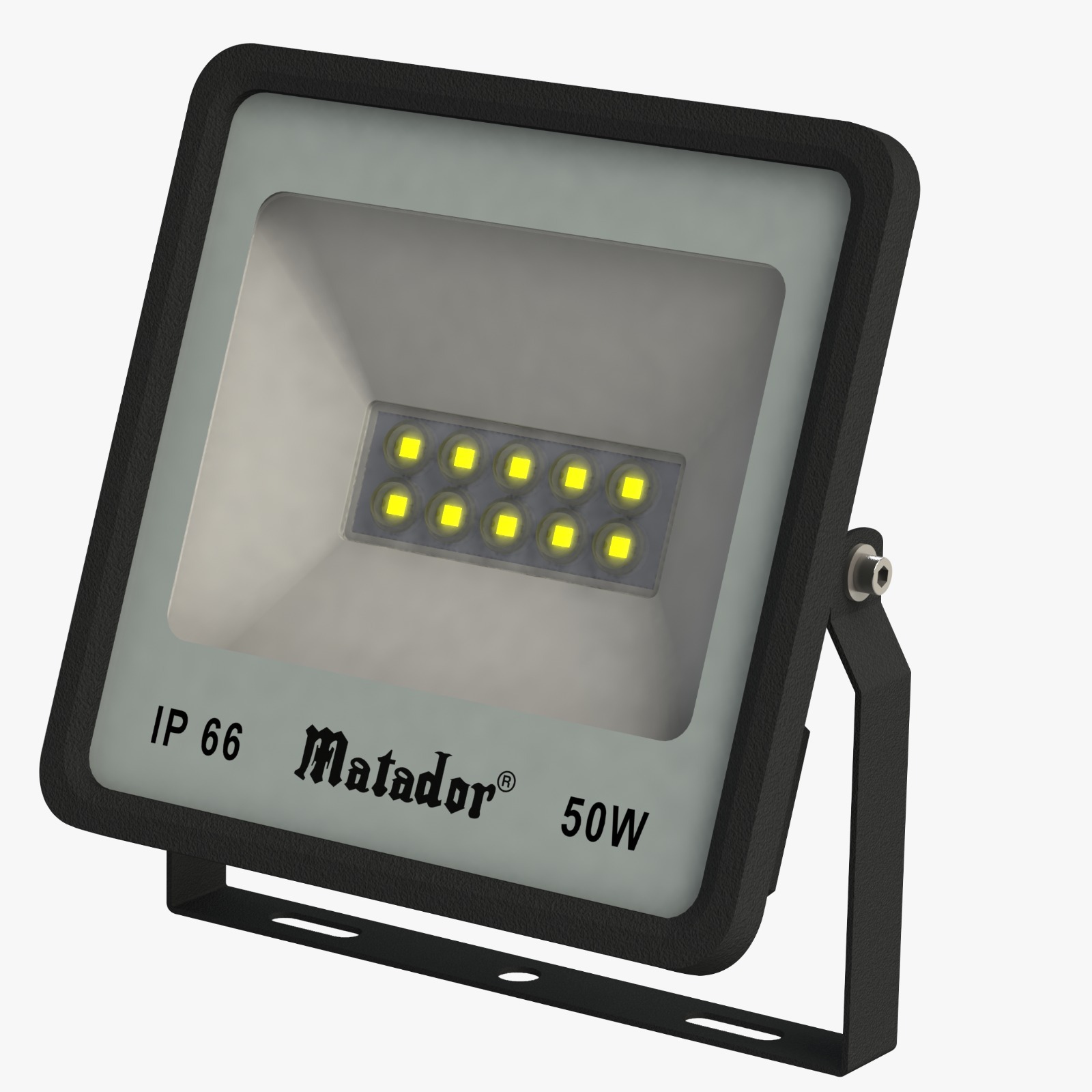 M Led Fl Ace Flood Light Luminaire - Color: Black