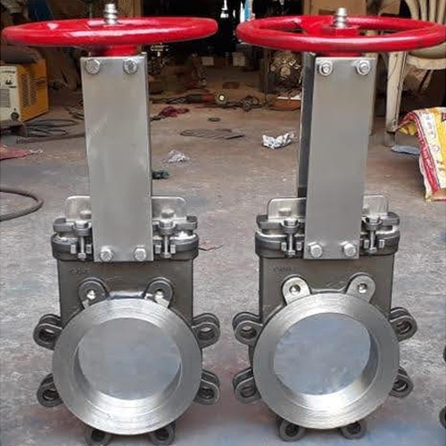 Blue Knife Edge Gate Valve