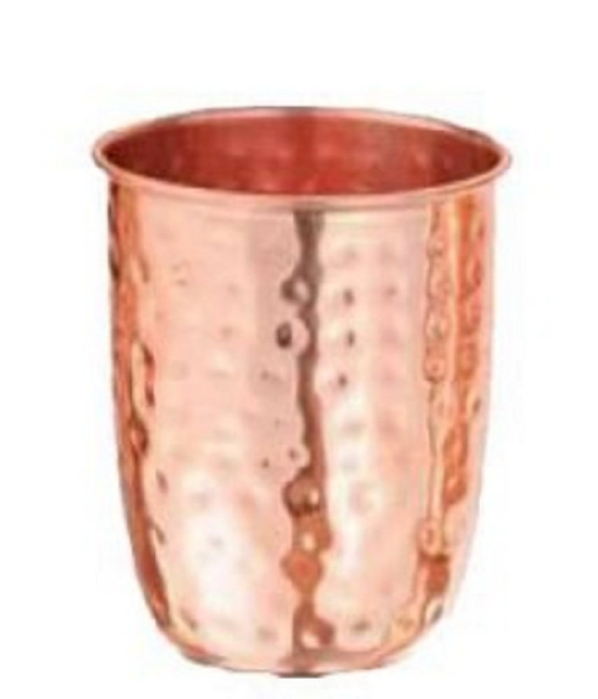 Copper Bottom Hammer - Handcrafted Copper Bottle & Glass Set | Ergonomic Design, Timeless Beauty, Antimicrobial Properties