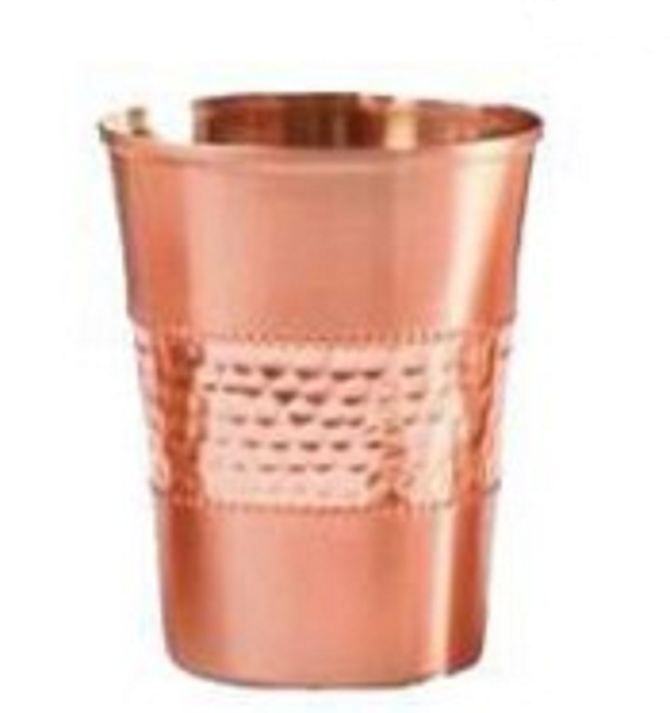 Copper Bottom Hammer - Handcrafted Copper Bottle & Glass Set | Ergonomic Design, Timeless Beauty, Antimicrobial Properties
