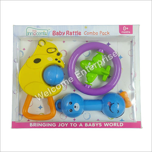 Plastic Baby Rattle Combo Pack