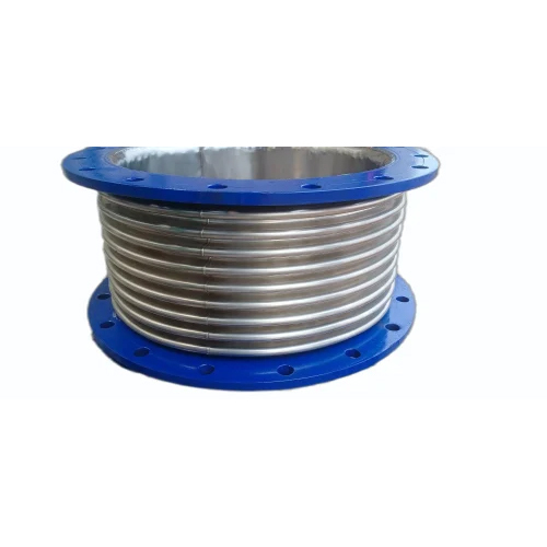 Ss Bellow With Flange - Stainless Steel, Available in Various Sizes , Silver and Blue Color Options for Industrial Use