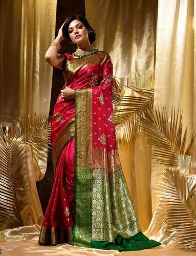 Soft Lichi Silk Saree