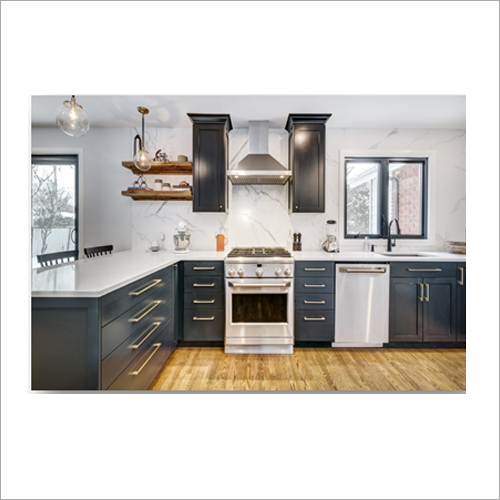 Eco-friendly L Type Kitchen Design
