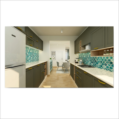 Eco-friendly Parallel Kitchen Design