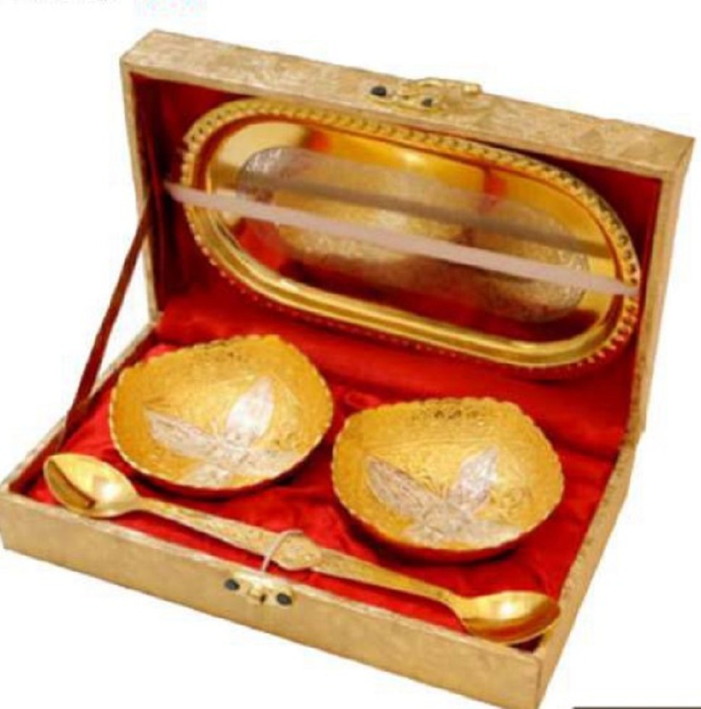 Ss Two Apple Bowl Set - Silver Plated Design, Large And Medium Sizes | Versatile Serving Bowls For Home Decor And Gifting