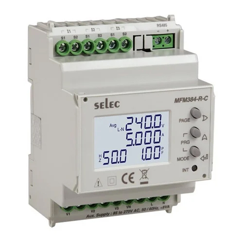 Mfm384-R- C Din Rail Multifunction Meter - Application: Industrial