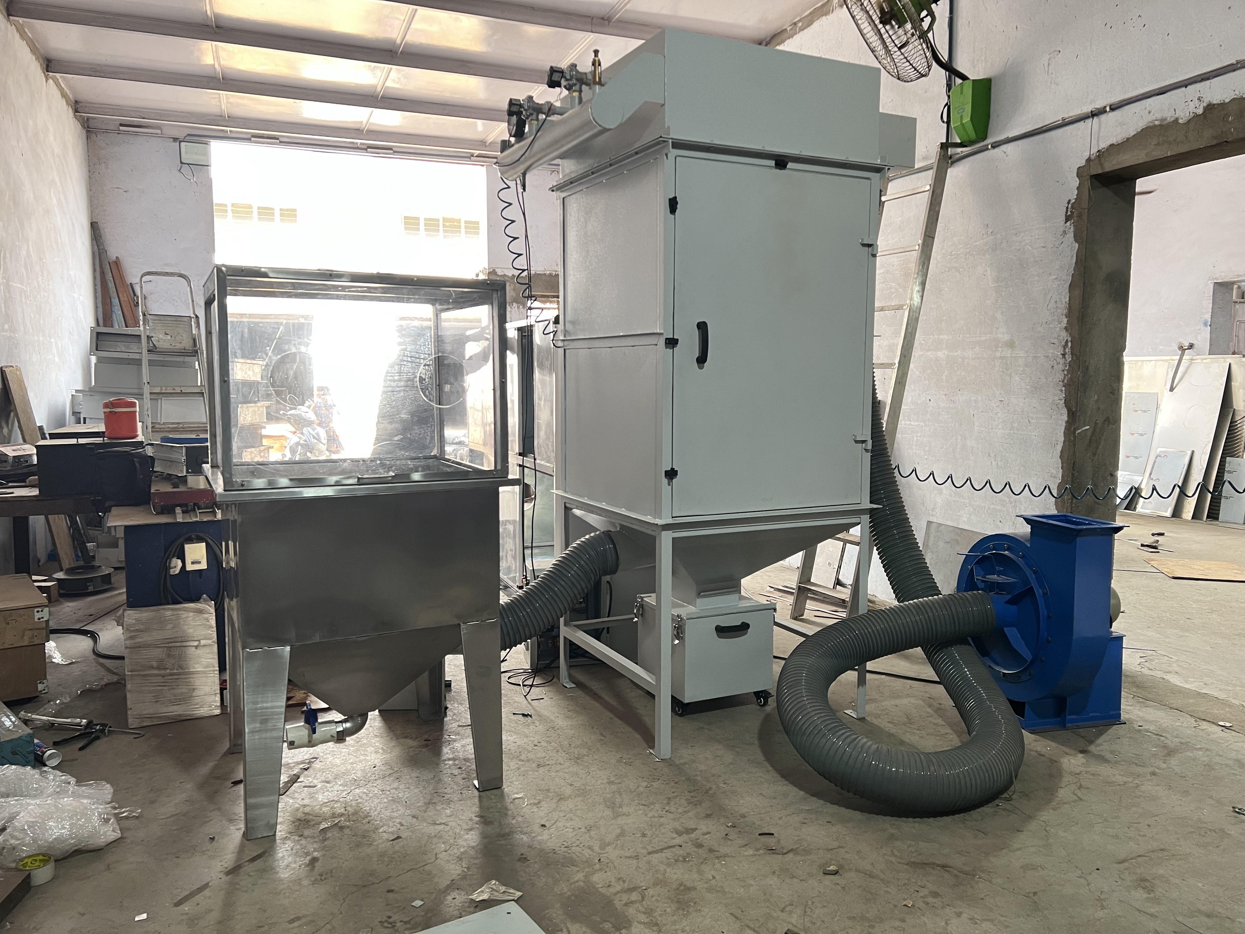 Cotton Filter Cleaning Booth