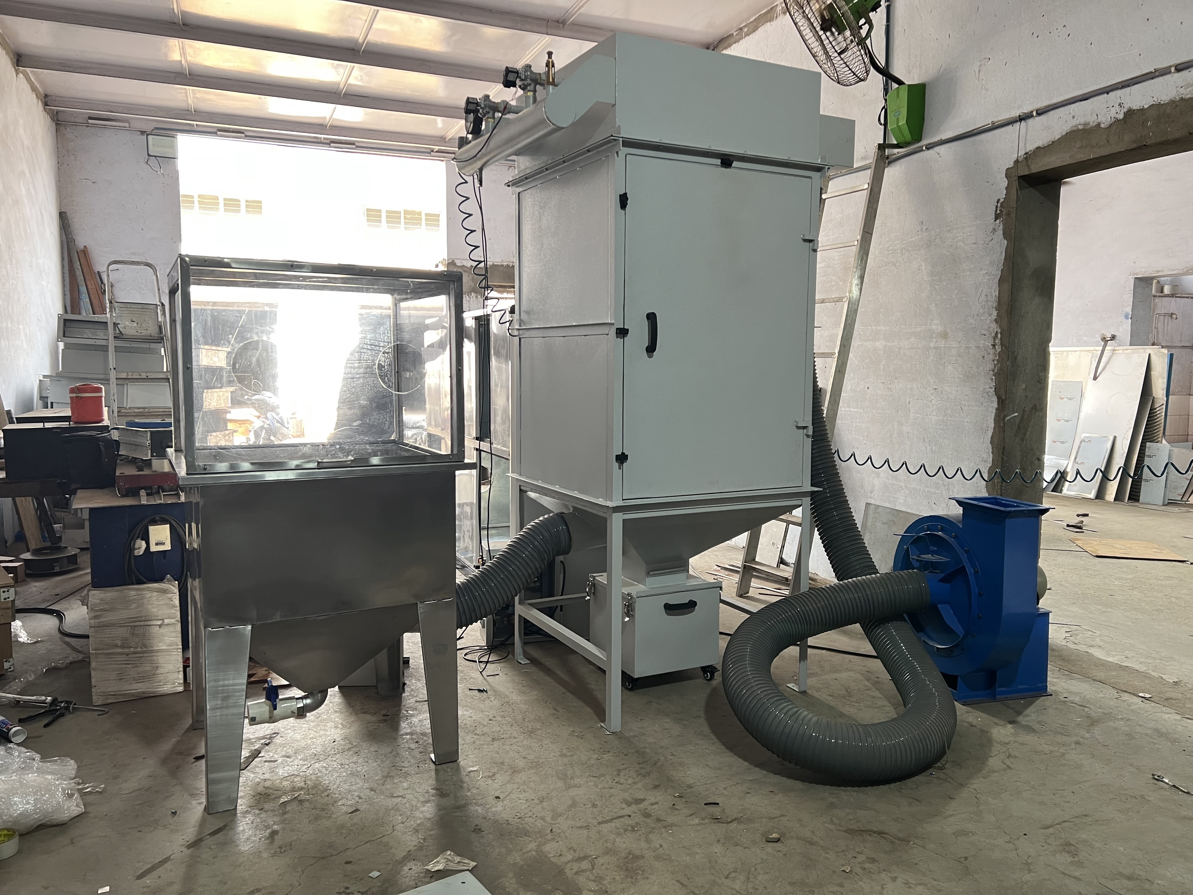 Cotton Filter Cleaning Booth