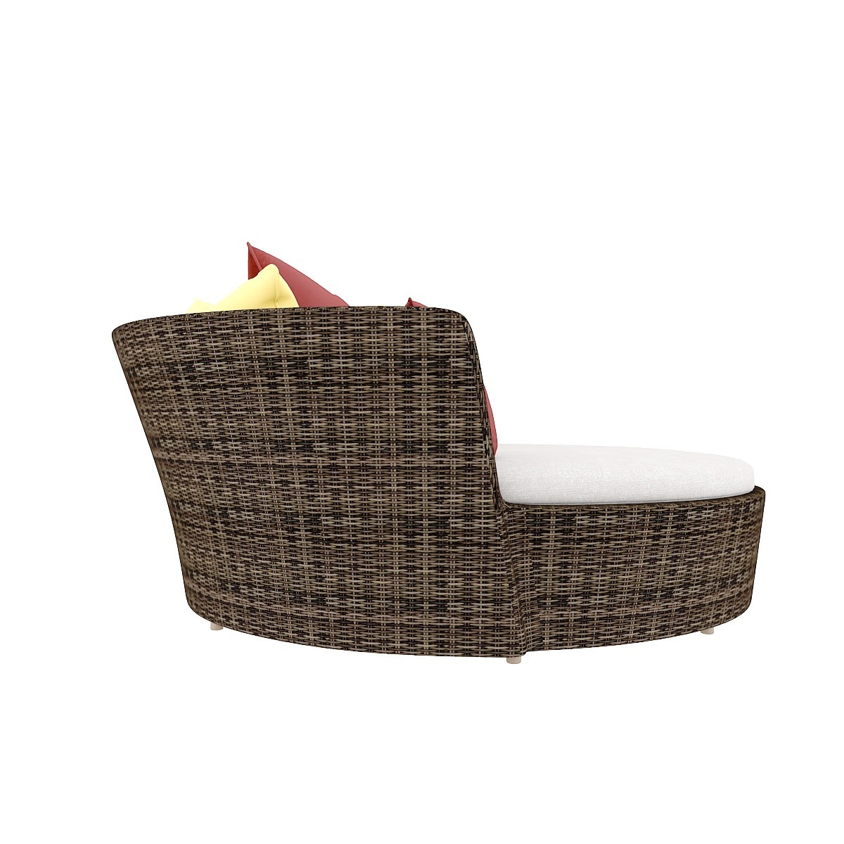 Wicker Round Daybed Application: Garden