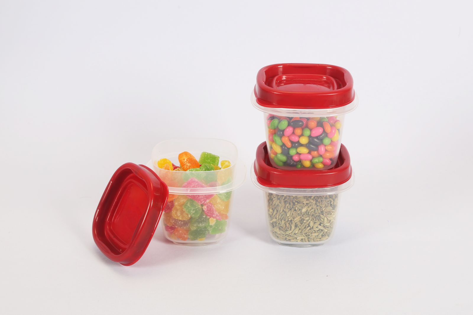 120ml Counter Top Container: Set Of 3