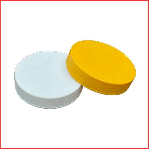 83 Mm Cap With Lines - Plastic, 83 Millimeter Diameter, Customizable Color Options, Screw Cap Type For Jars, Warranty Included
