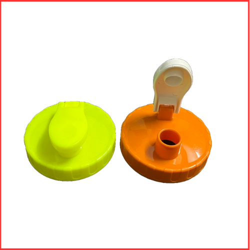 83 Mm Flip Top Caps - Plastic, 83 Mm Diameter, Available In Pink, Green, Sky Blue, Customizable Design , User-friendly And Lightweight For Jars