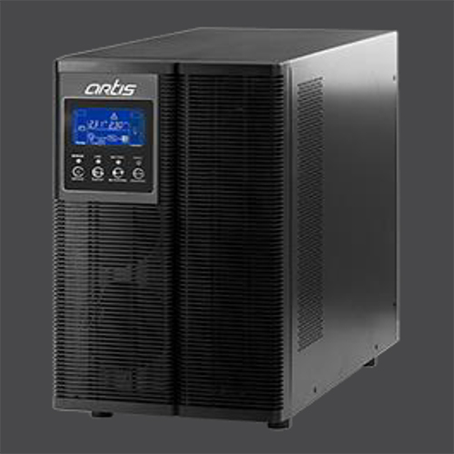 Powersafe 6 KVA Hi-Frequency Online UPS - Black, 3 Phase IN & OUT, 97% Efficiency | Advanced Battery Management, Industrial Application Suitable