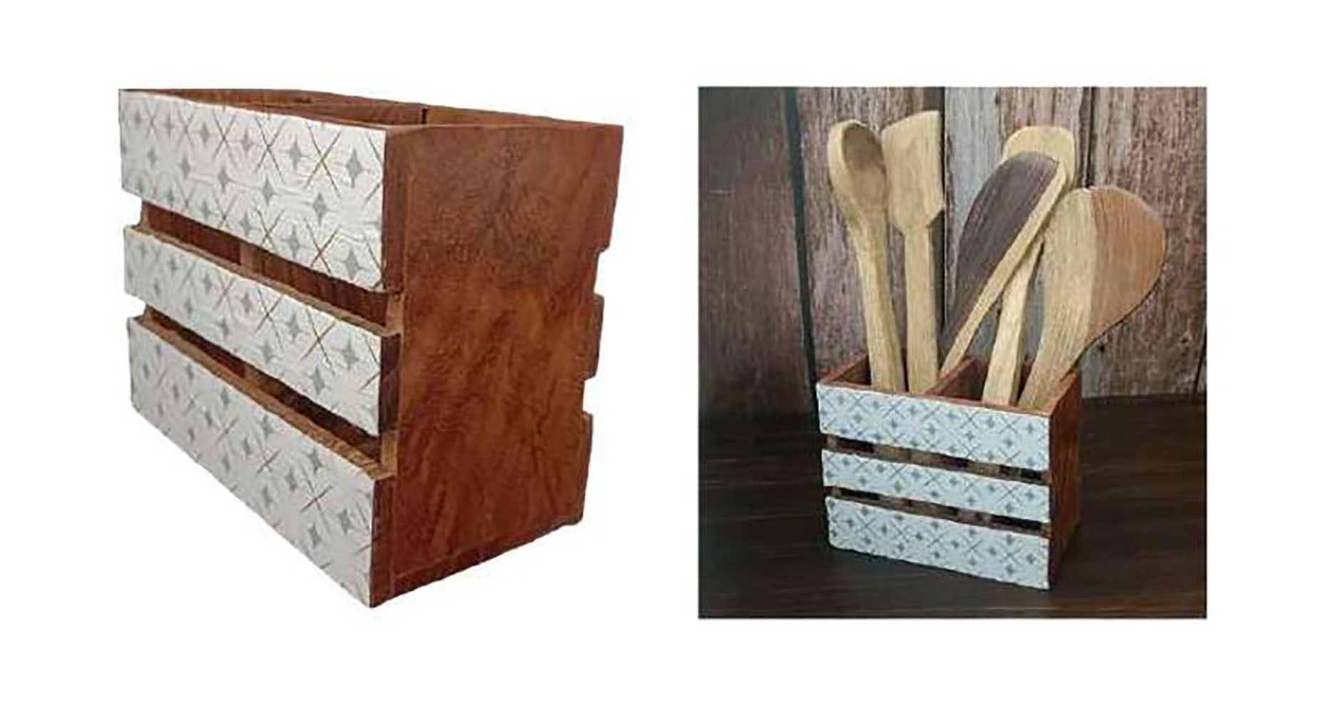Wood Coaster - Premium Quality Wood & Metal Fusion | Rustic Design, Ideal For Home Decor, Versatile Use In Dining And Events