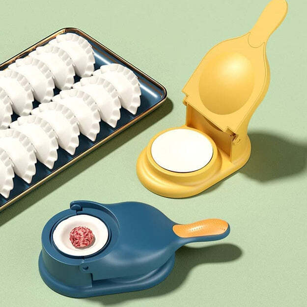 Dumpling Press Mould For Gujiya Ghughra Momos Making 2 In 1 Dumpling Maker Mould Machine Kitchen Dumpling Making Tool (5302)