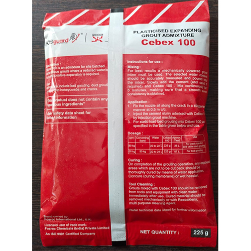 Cebex 100 - 225 Gram Pouch | Industrial Gray Application, Premium Quality Material