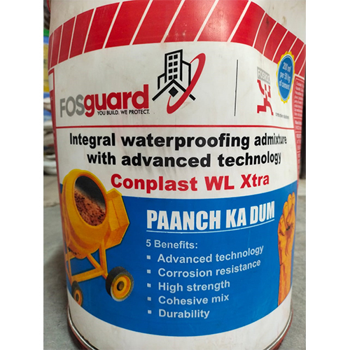 Fosroc Conplast Wl Xtra - Black 20kg Liquid Waterproofing Admixture | High Performance, Durable Moisture Barrier