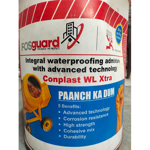 Fosroc Conplast Wl Xtra - Black 20kg Liquid Waterproofing Admixture | High Performance, Durable Moisture Barrier
