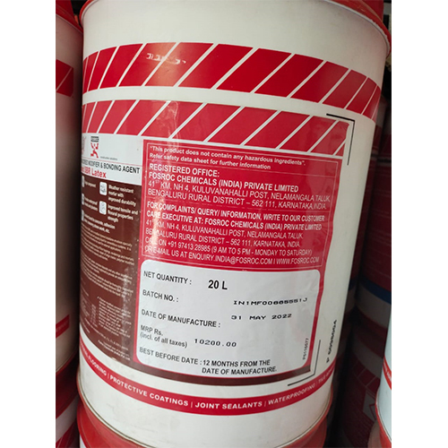 Nitobond Sbr Latex - 20kg White Crystal Analytical Grade Liquid | Premium Quality Coating Solution