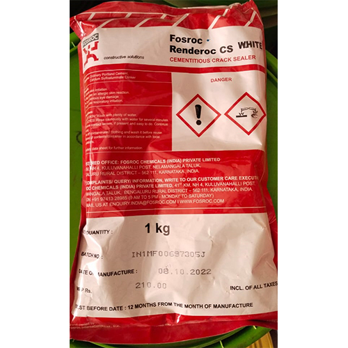 Renderoc Cs Grey - 1 Kg Packet, High Grade Chemical Resistant For Concrete Applications