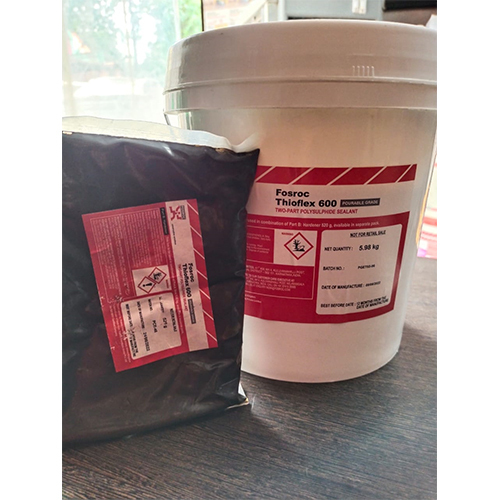Thioflex 600 - Paste Form, 6.5kg Packaging Size, White Color, 100% Solids Content, 1.62 Kg/litre Density | High Grade For Industrial Applications