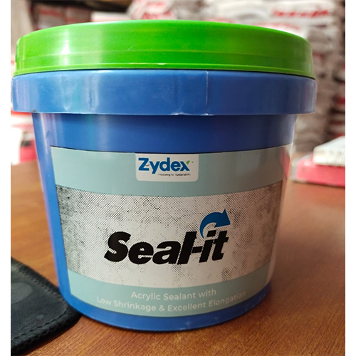 Zydex Seal Acrylic Coating - Crack Filler Paste For Concrete Walls, 1 Kg Bucket, Grey Color , High Chemical Resistance And Compatibility