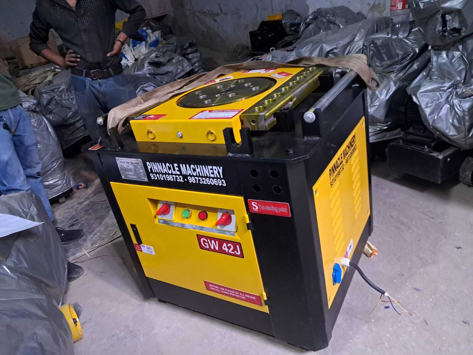 Movable Tmt Bar Bending Machine - 3 Phase Motor, 440 Volt, 400 Kg | Semi-automatic, High Strength, Fast And Economical