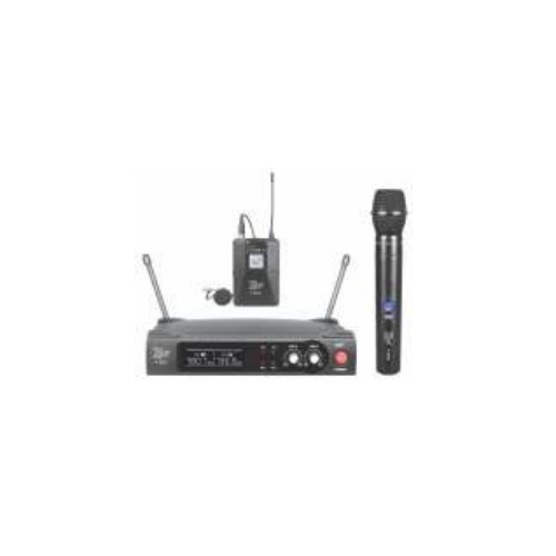  ब्लैक F-20Hl 1X हैंडहेल्ड माइक और 1X लैपल माइक