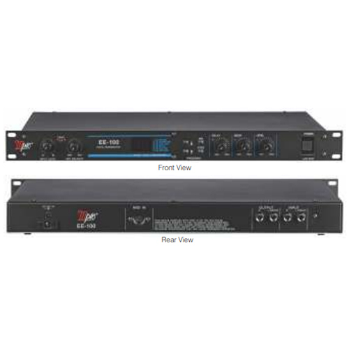 Ee-100 Equalizers And Reverbs - 20hz-20khz Frequency Response, Black Finish | 16-bit Ad/da Conversion, 99 Stored Effect Programs, 80db Dynamic Range