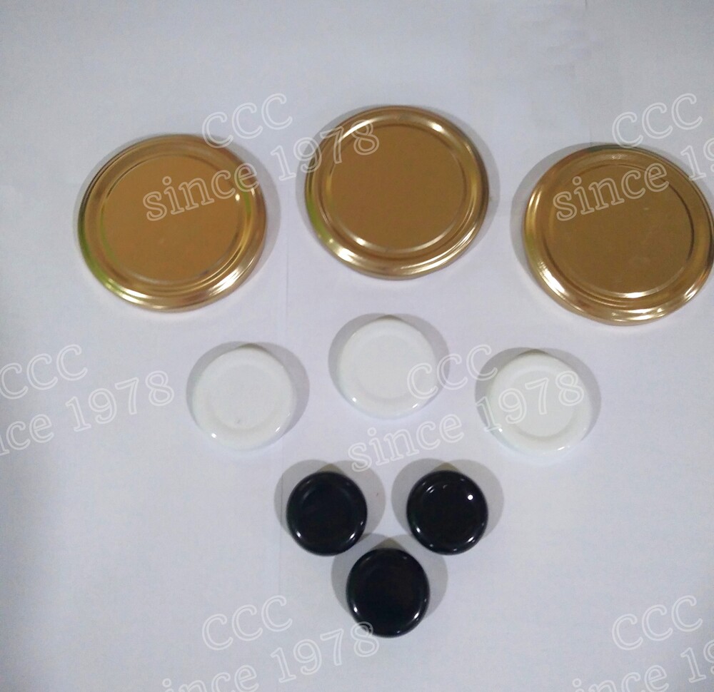 गोल्ड/सिल्वर 63mm प्लेन गोल्ड और सिल्वर लूग कैप्स