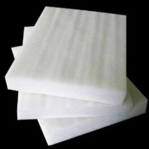 EPE Foam Sheet - Soft Sponge Foam, Various Sizes Available, White Square Shape, Plain Texture