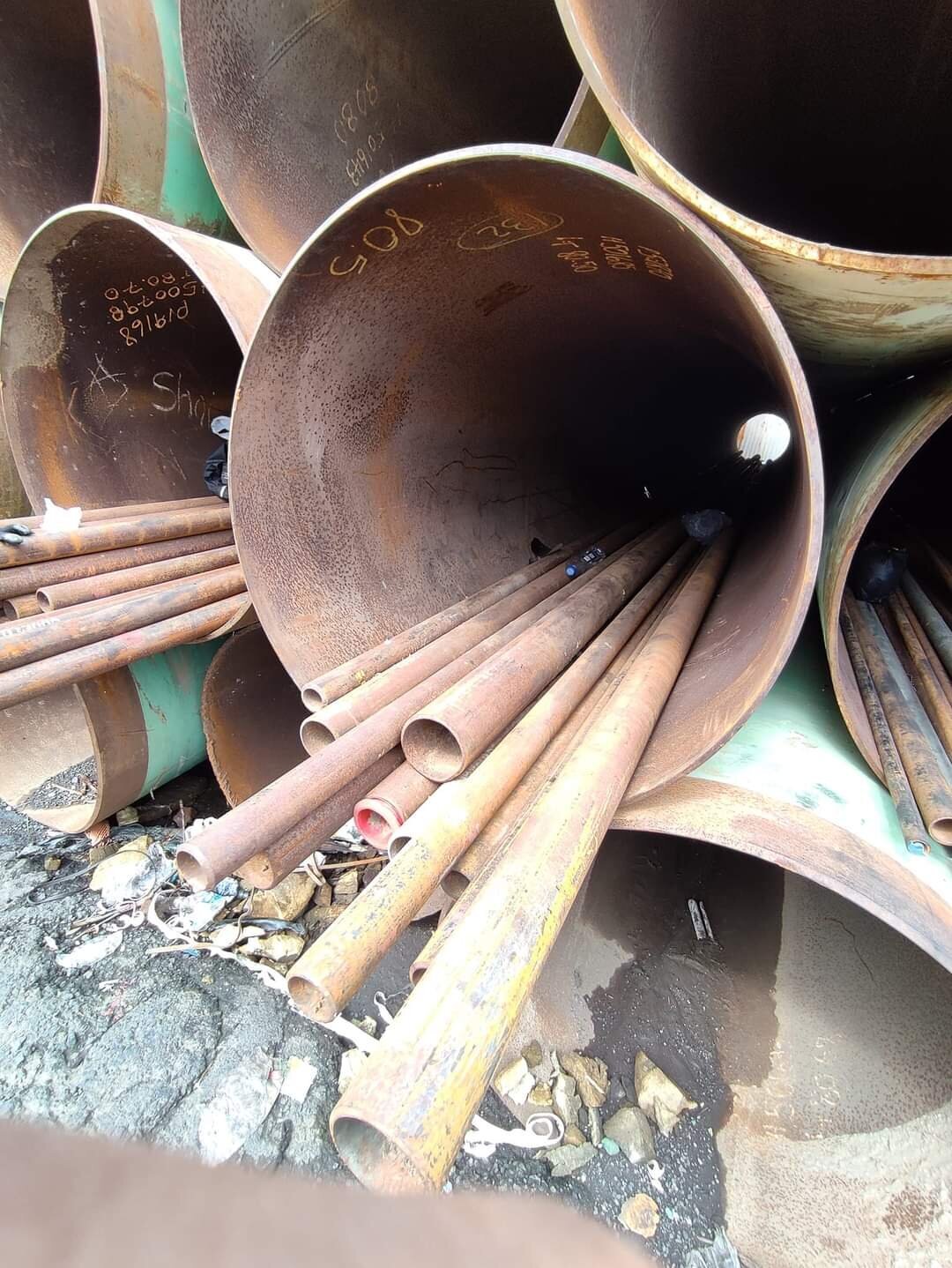 Green Spiral Welded Pipes