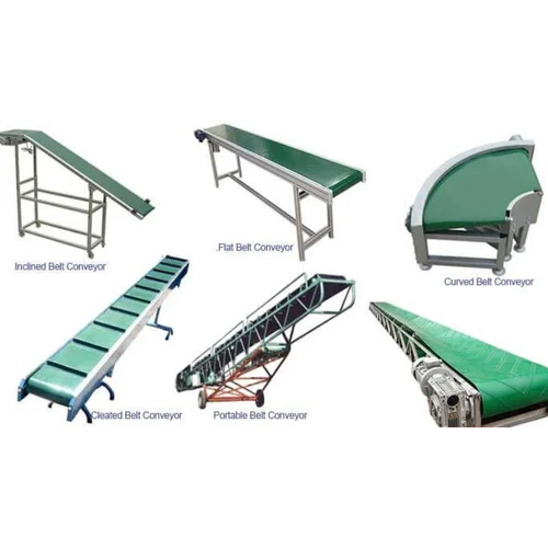 Rubber Conveyor Belt - Color: Green