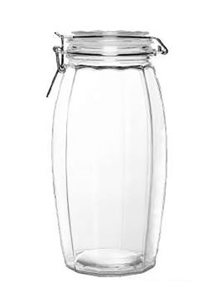 Glass Sealed Jar - Durable Glass Material, Large Capacity, Elegant Design | Includes 6 Tumblers & Jugs, Ideal For Juices & Beverages