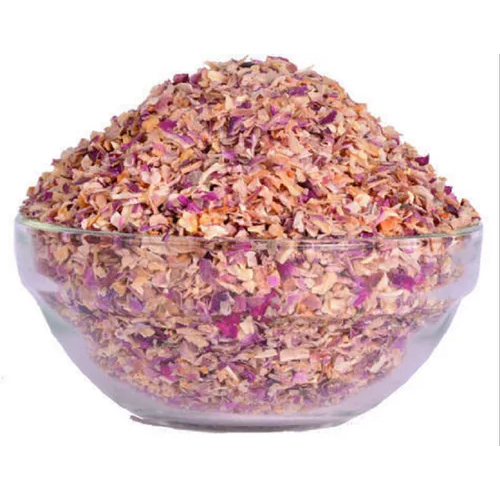 Dehydrated Red Onion Chopped - Dried, Free from Additives and Preservatives | 6-Month Shelf Life, Flavorful Culinary Ingredient