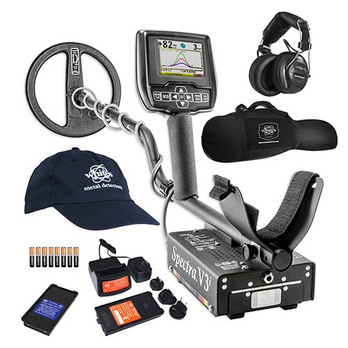 Black Whites Spectra V3i Advanced 2d Graphical Target Vdi Gold Metal Detector