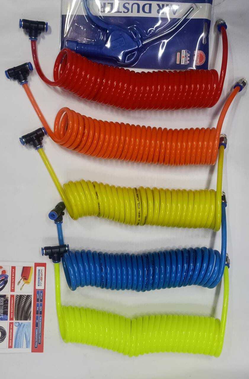 Air Duster With Gun - Hdpe Material, 7m & 10m Length | Available In Blue, Yellow, Red, Orange Colors