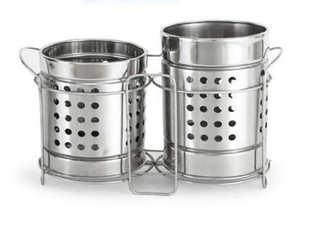 Ss Cutlery Holder With Stand