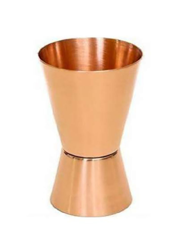 Barware Peg Measure Copper - 500ml Capacity, Ergonomic Design , Versatile Use For Measuring Liquids In Kitchen And Bar Settings