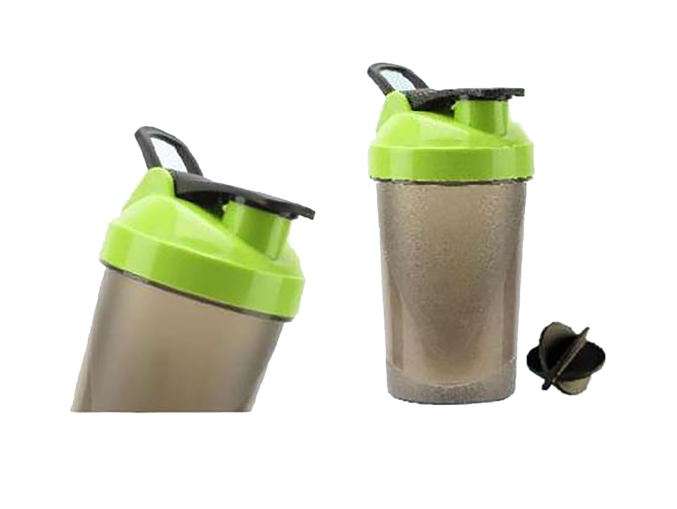 Shaker Tab Bottle - Stainless Steel & Plastic, Multi-use Shaker With Lid & Straw, Ideal For Protein Mixing And Beverage Storage