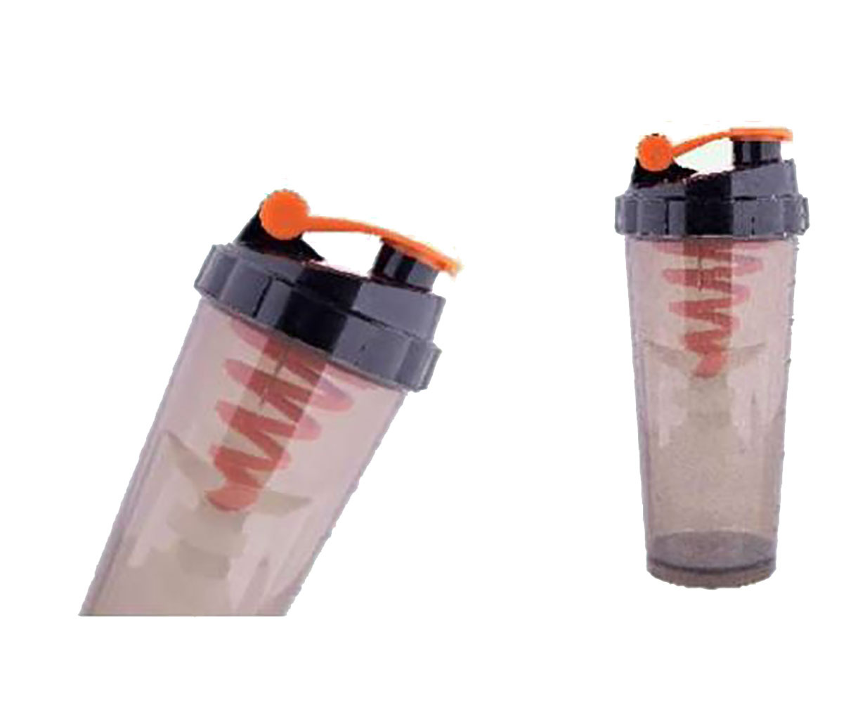 Shaker Tab Bottle - Stainless Steel & Plastic, Multi-use Shaker With Lid & Straw, Ideal For Protein Mixing And Beverage Storage
