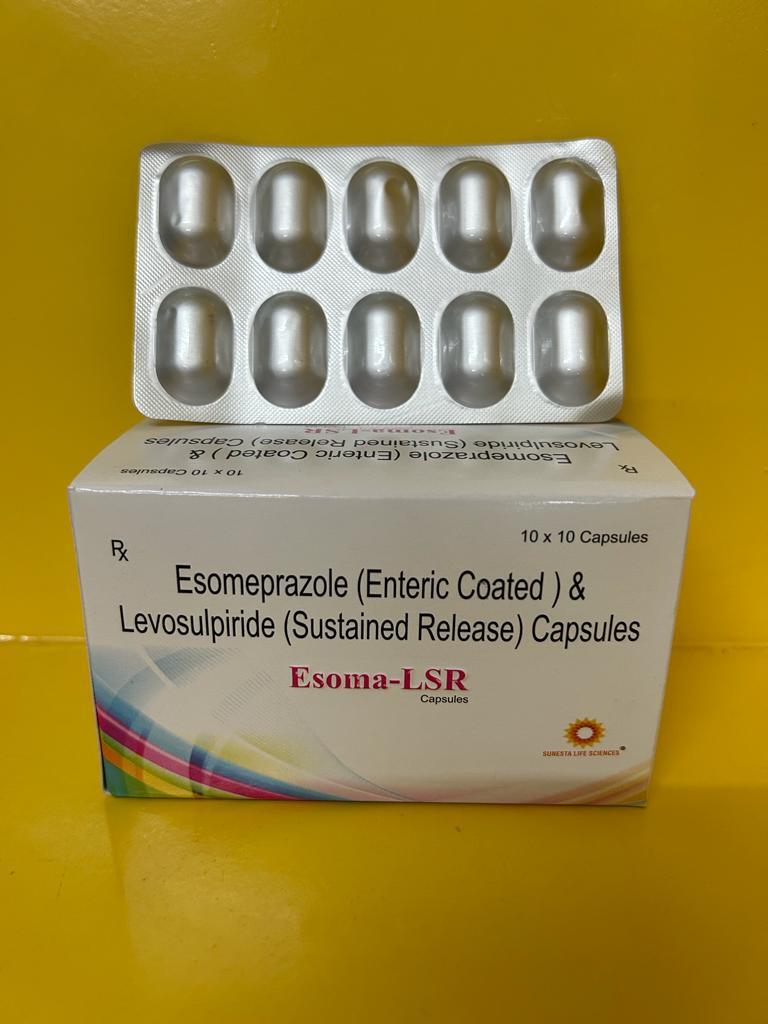 Esomeprazole Capsules - 20 Count & 10 Count | General Medicines, Suitable For All, Store In A Cool And Dark Place, Dosage As Directed By Physician