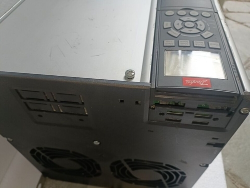 Danfoss Fc-302p37kt5e20h2xx 50/60hp - 37/45kw, 3-phase, 65a/90a | Color: Gray And Black, Weight: 30kg, Variable Speed Drive For Pumps And Blowers